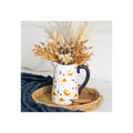 Autumn Magic Harvest Moon Print Ceramic Flower Jug