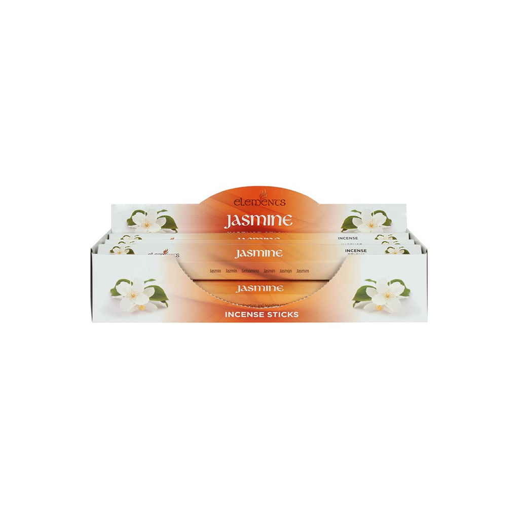 Set of 6 Packets of Elements Jasmine Incense Sticks
