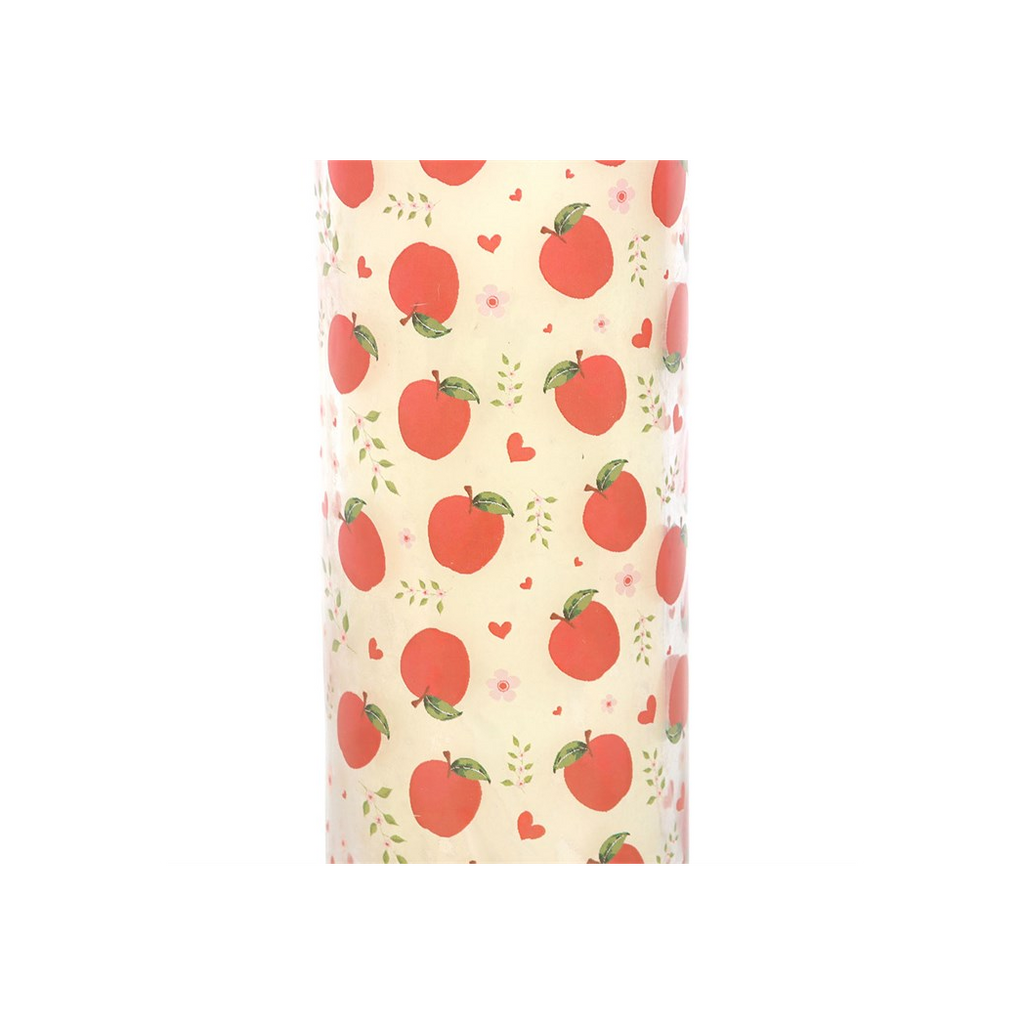 Apple Print Apple Pie Tube Candle