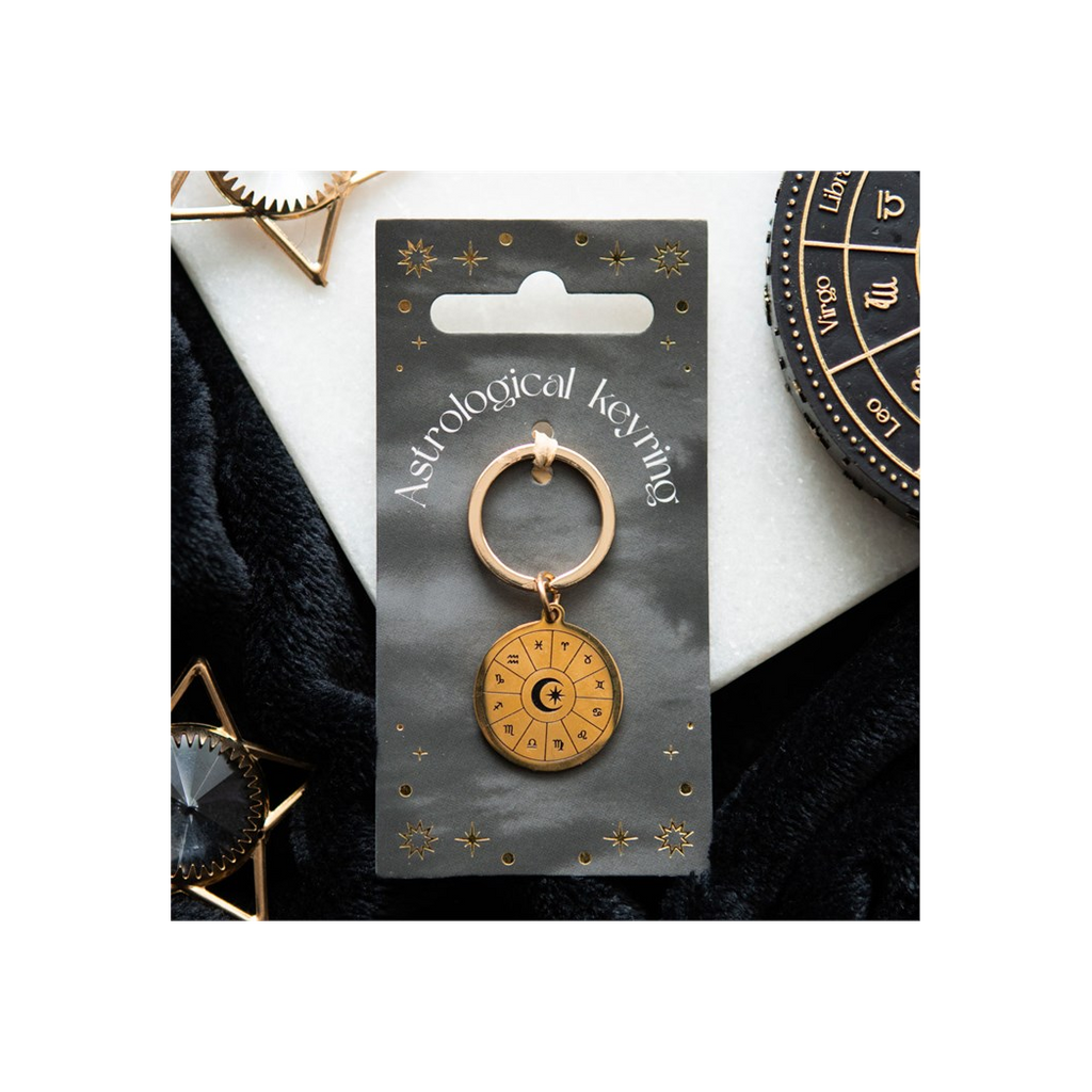 Astrology Wheel Keyring