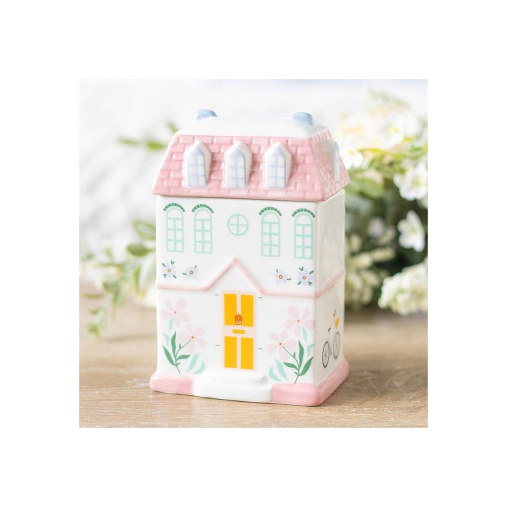 Pastel House Oil Burner and Wax Warmer