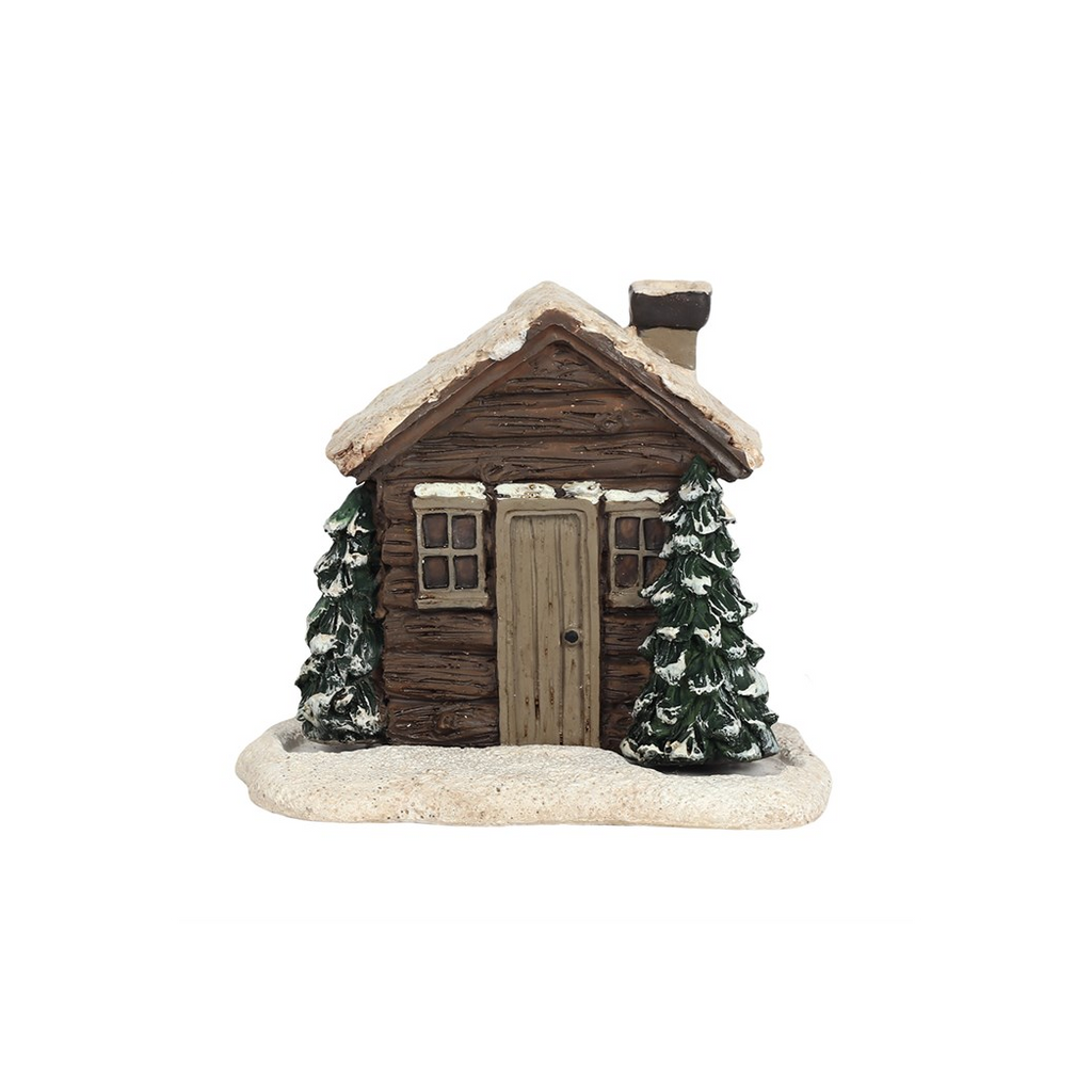 Log Cabin Incense Cone Burner