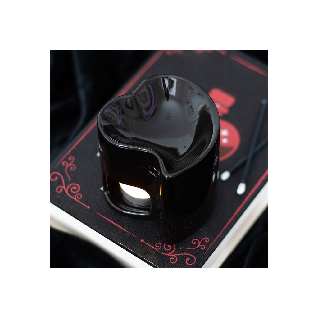 Black Heart Oil Burner and Wax Warmer