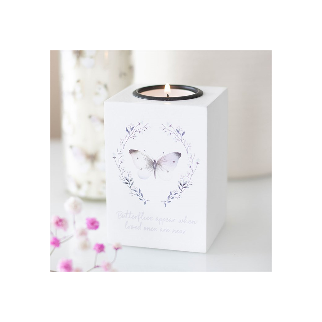 Butterflies Appear Tealight Candle Holder