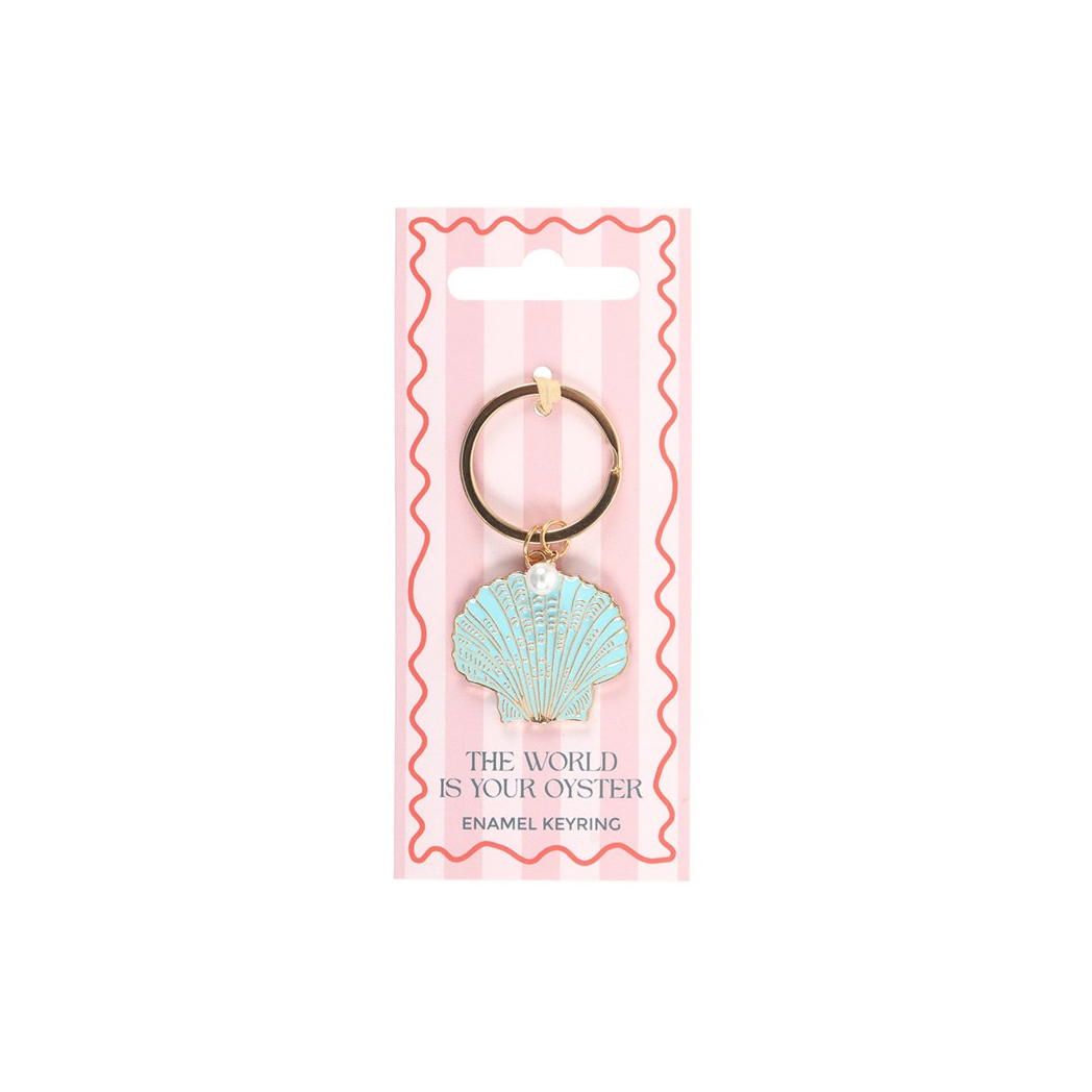 The World is Your Oyster Keyring