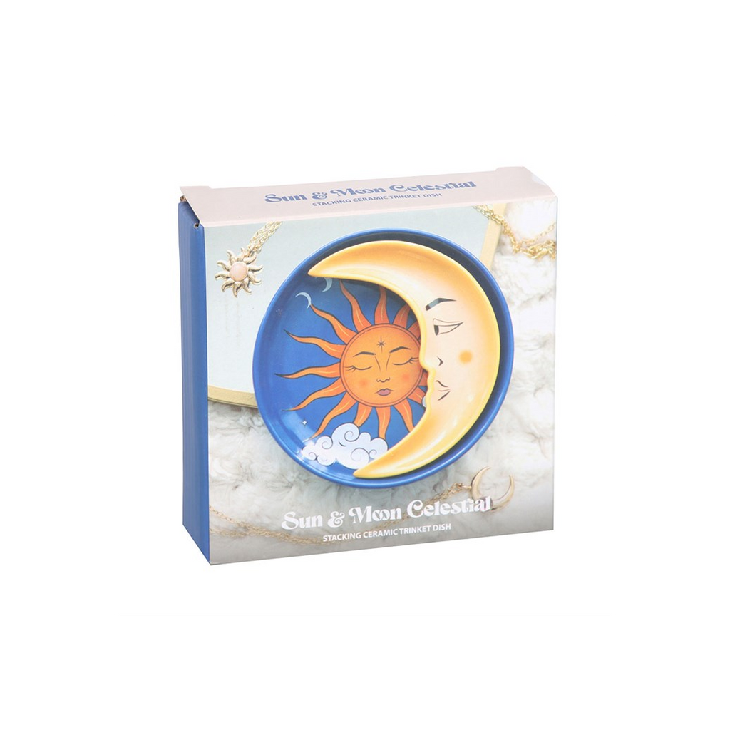 Sun and Moon Celestial Stacking Trinket Dish