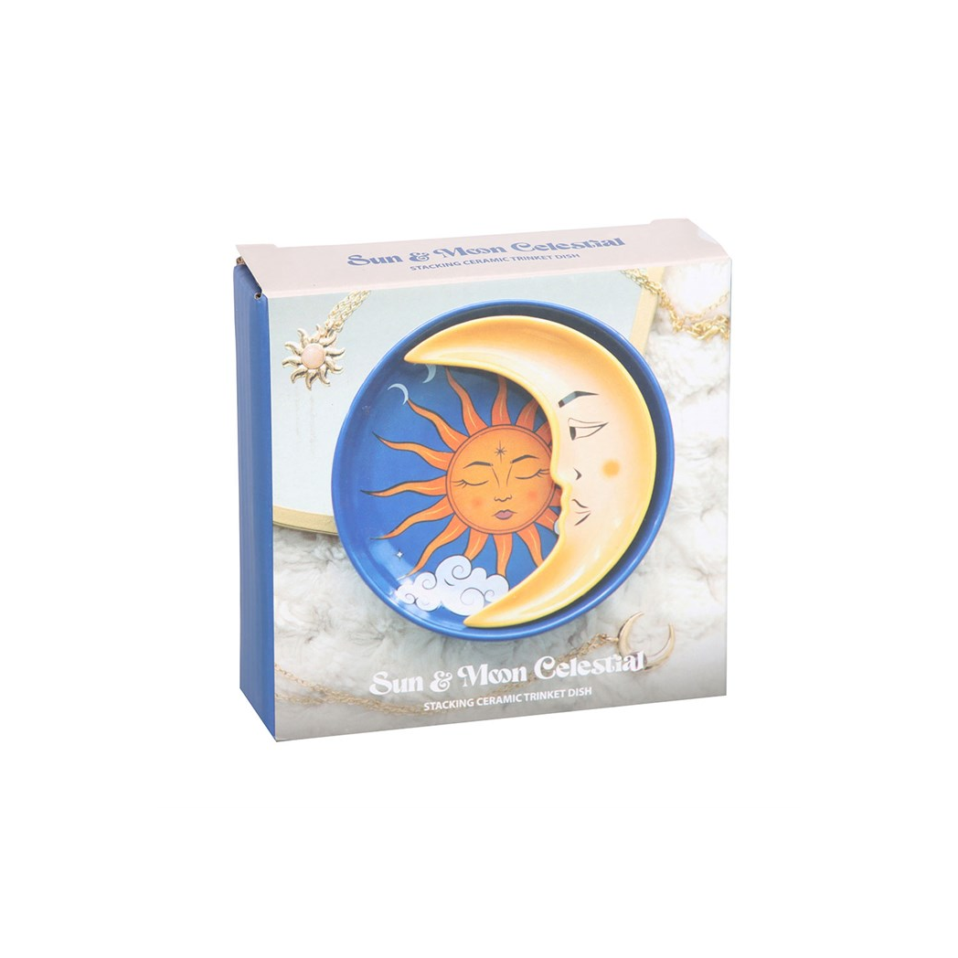 Sun and Moon Celestial Stacking Trinket Dish