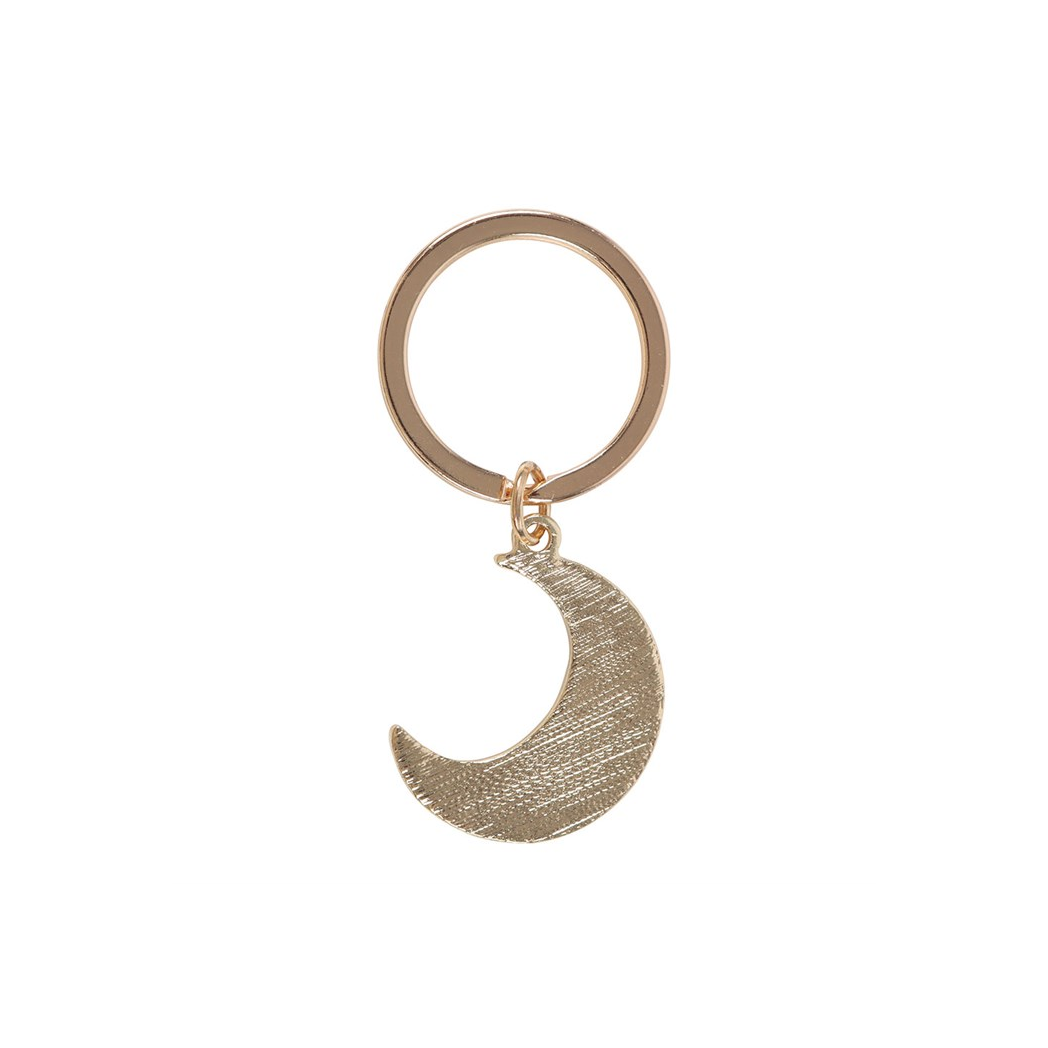 Autumn Magic Moon Keyring