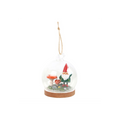 Gnome Glass Dome Hanging Decoration