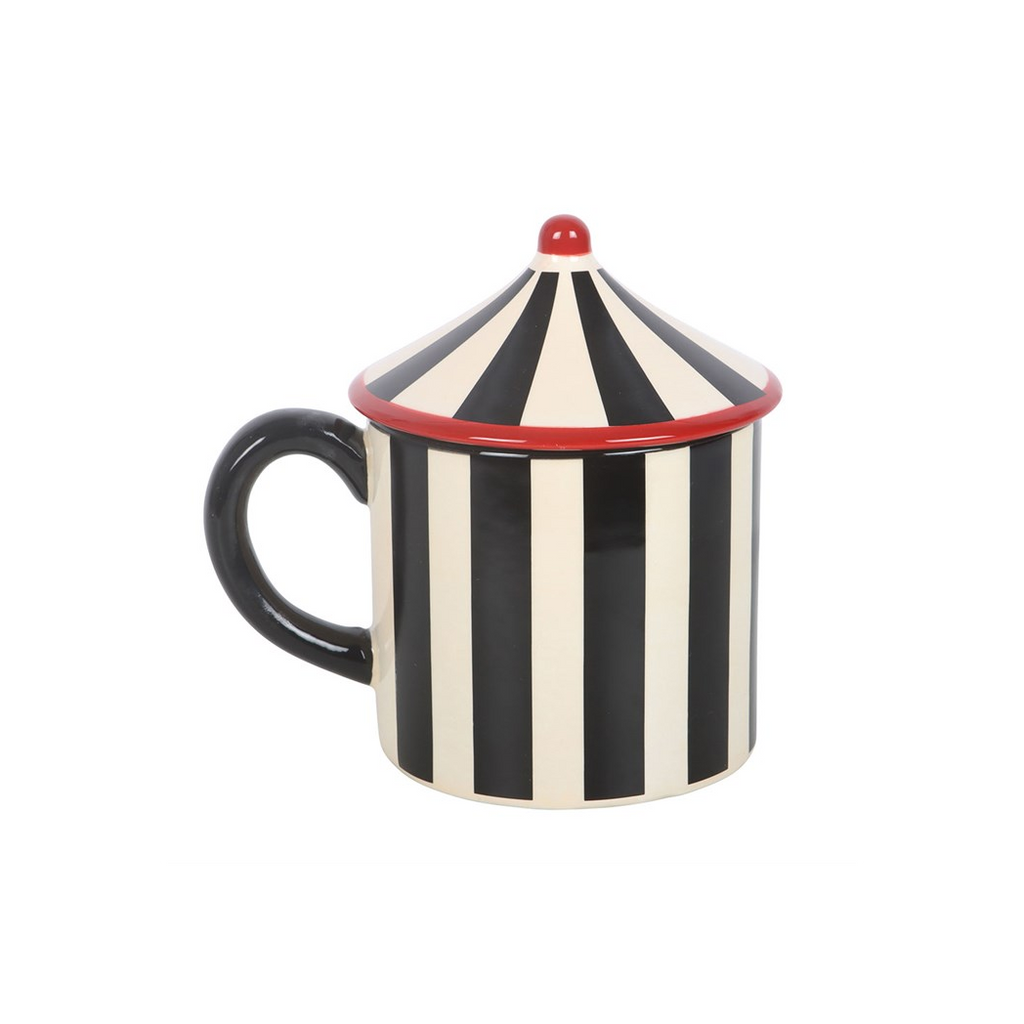 Black Striped Circus Tent Mug