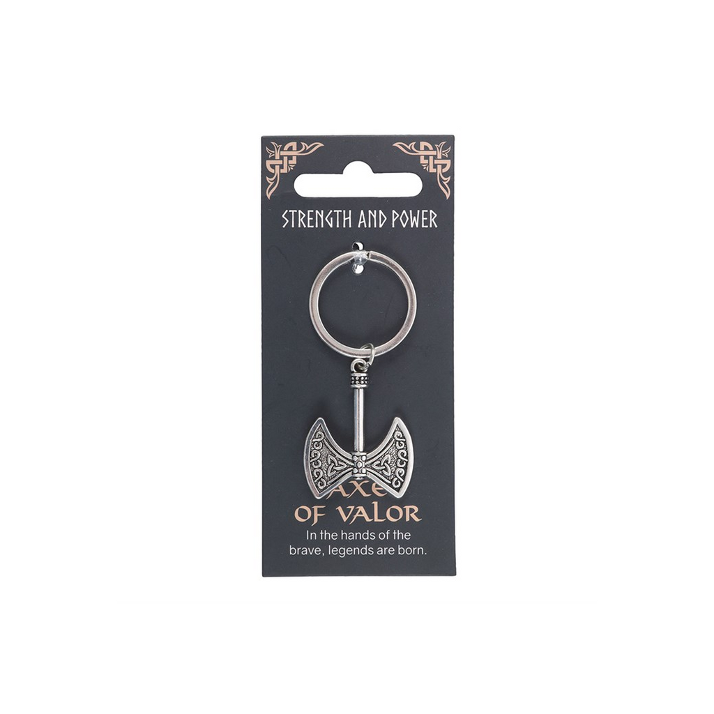 Strength and Power Axe of Valor Keyring