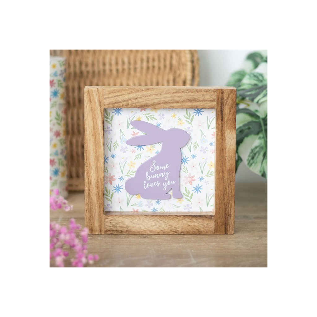 Some Bunny Loves You Wooden Frame Sign