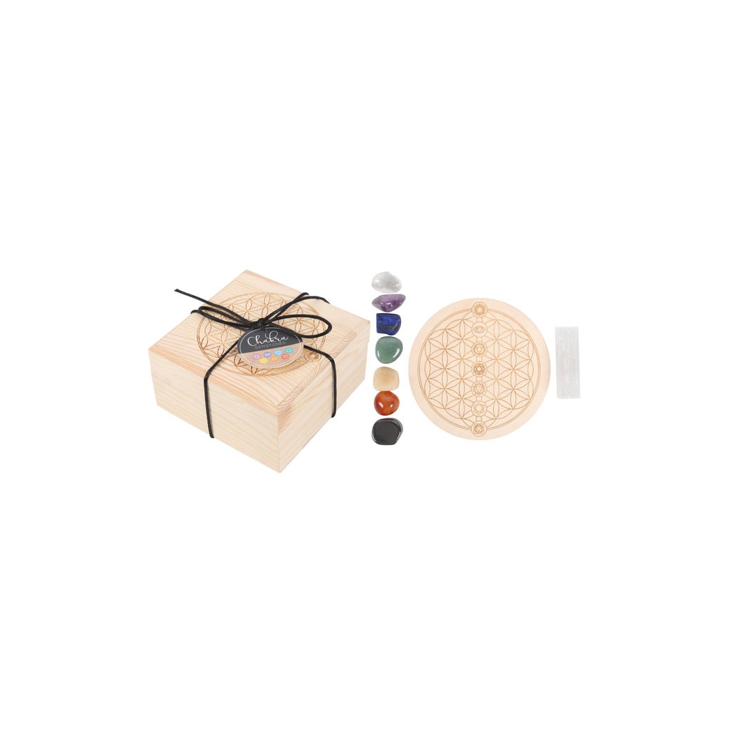 Chakra Crystal Grid Gift Set