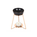 Purple Star Sign Oil Burner on Metal Base
