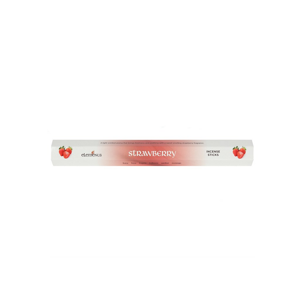 Set of 6 Packets of Elements Strawberry Incense Sticks