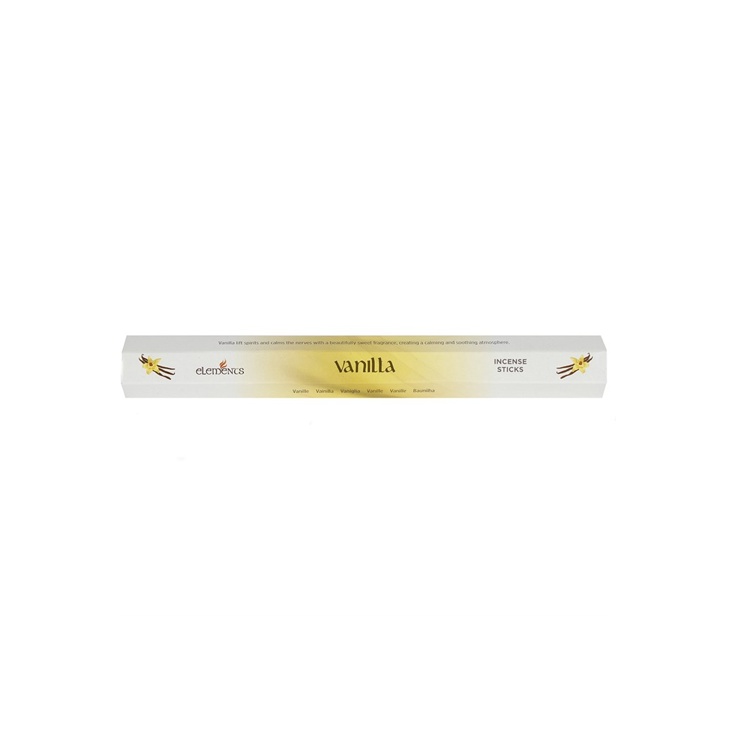 Set of 6 Packets of Elements Vanilla Incense Sticks