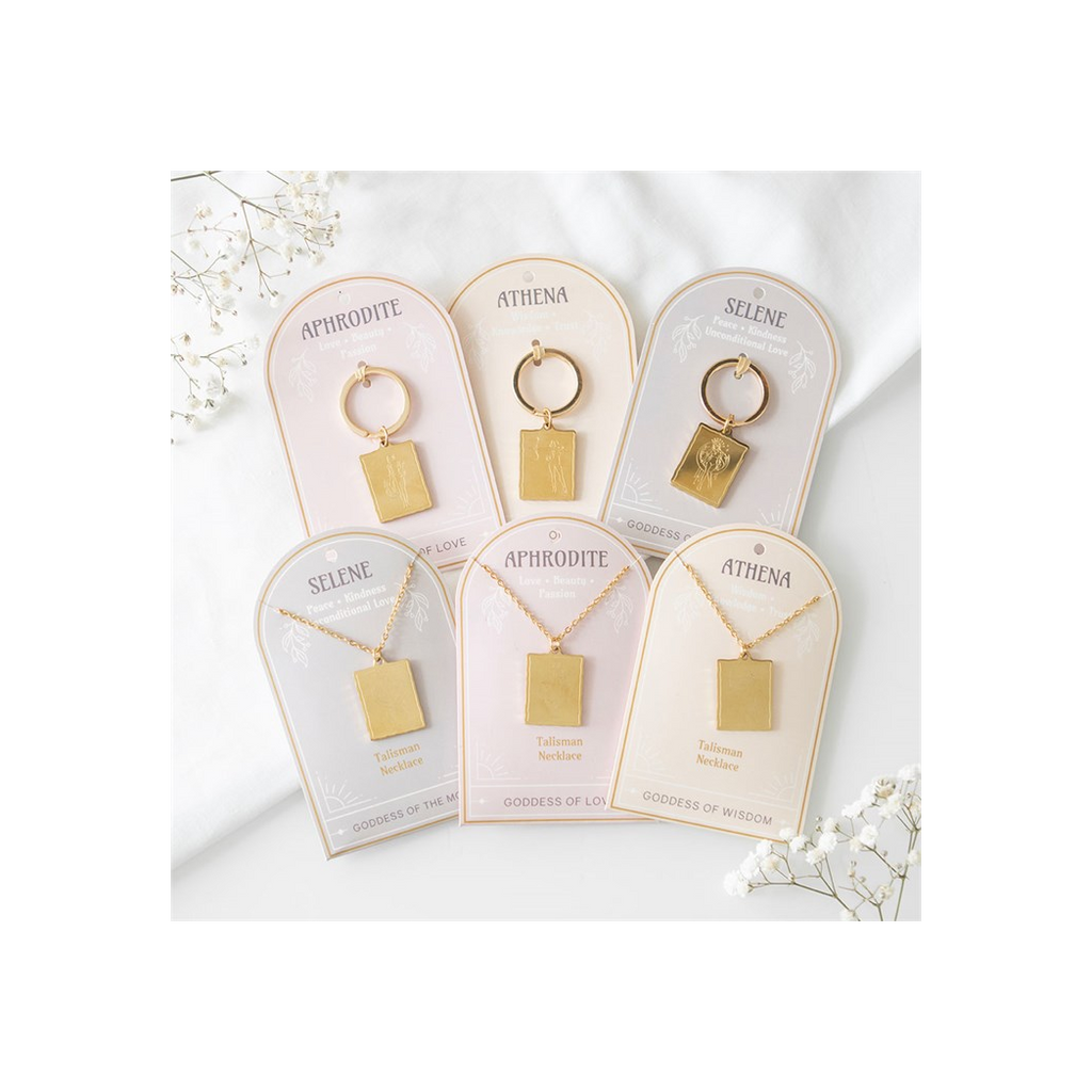 Selene Goddess Talisman Keyring