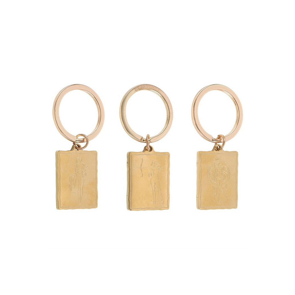 Set of 6 Goddess Energy Keyrings