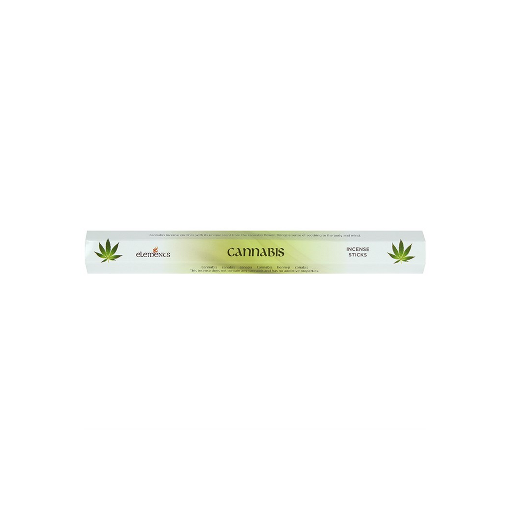 Set of 6 Packets of Elements Cannabis Incense Sticks