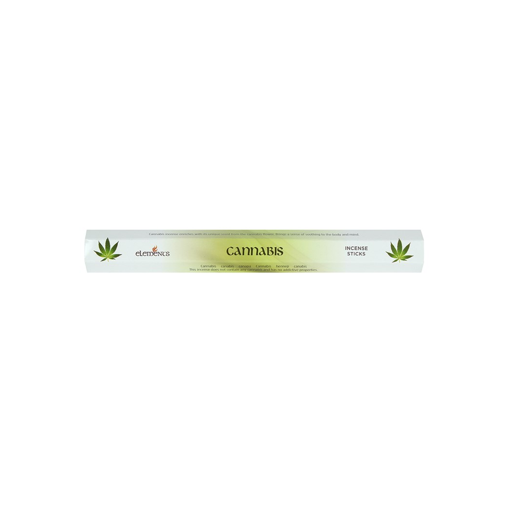 Set of 6 Packets of Elements Cannabis Incense Sticks