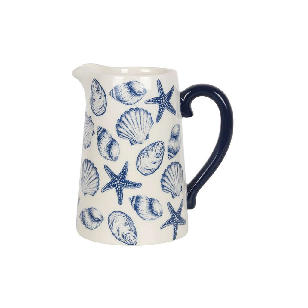 17cm Seashell Ceramic Flower Jug