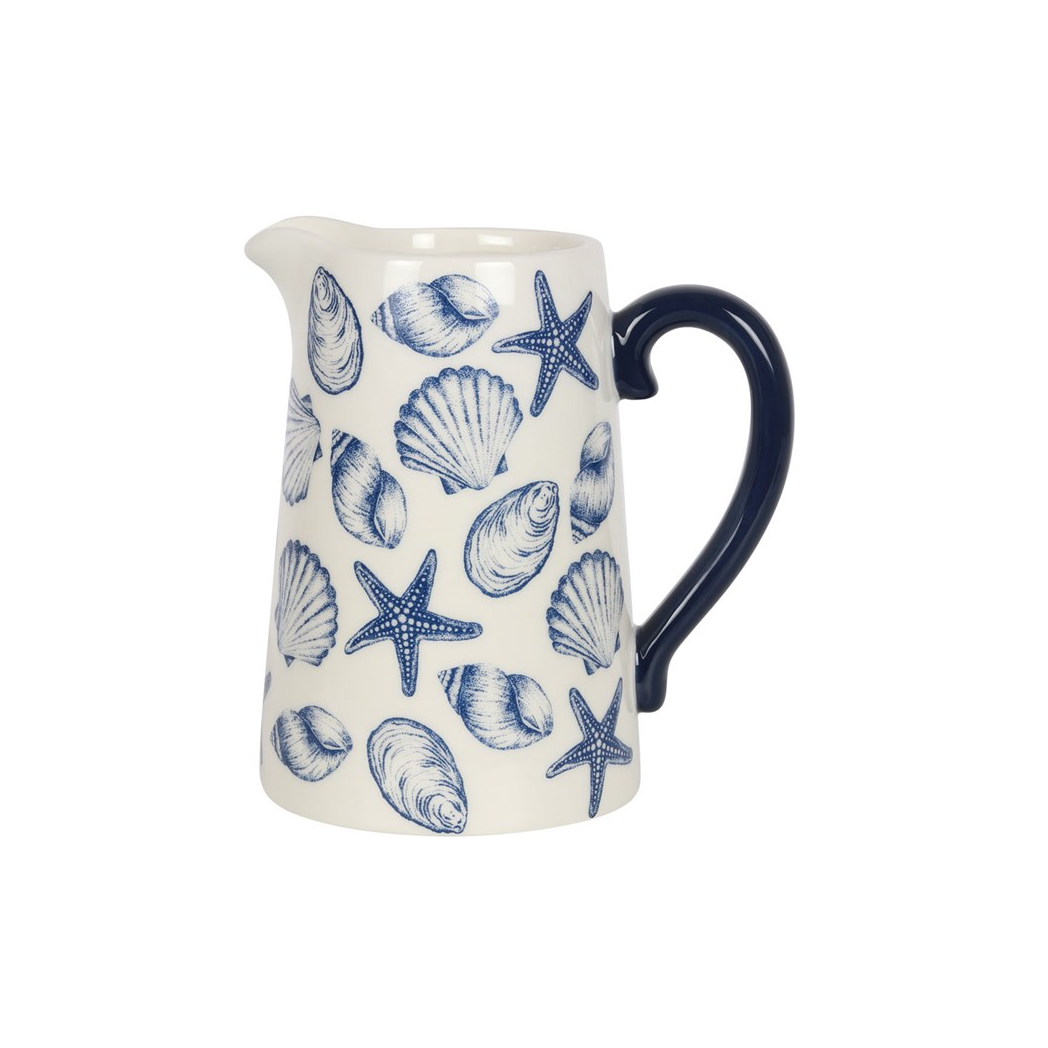 17cm Seashell Ceramic Flower Jug