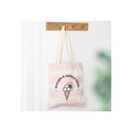 Pink Scoops & Smiles Club Polycotton Tote Bag