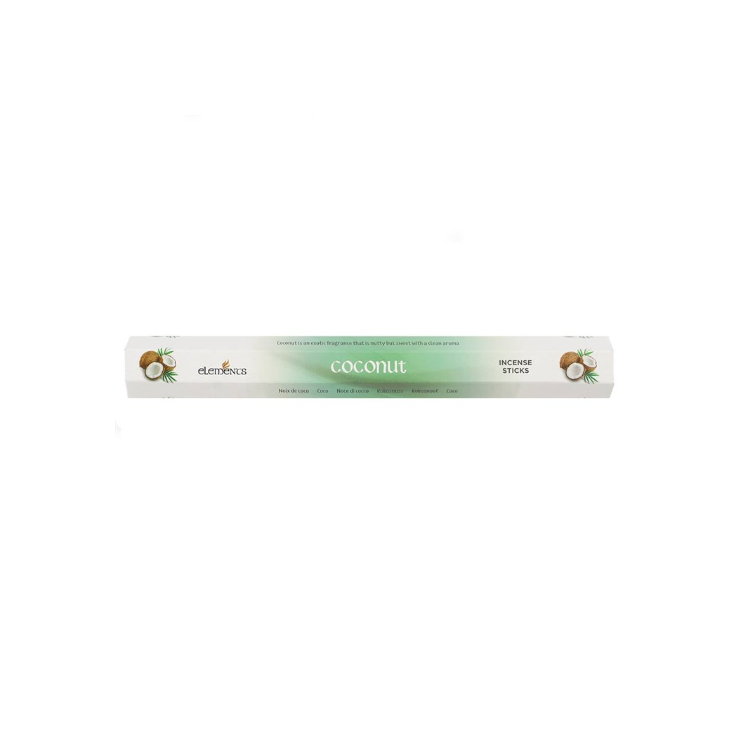 Set of 6 Packets of Elements Coconut Incense Sticks