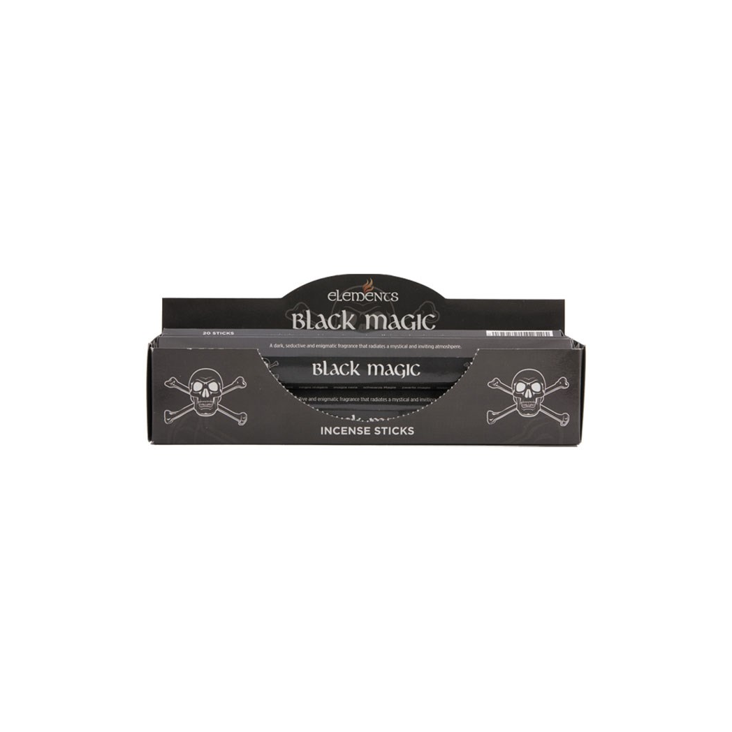 Set of 6 Packets of Elements Black Magic Incense Sticks