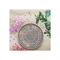 Bronze Wheel of the Year Hanging Terracotta Plaque