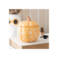 Groovy Floral Pumpkin Oil Burner