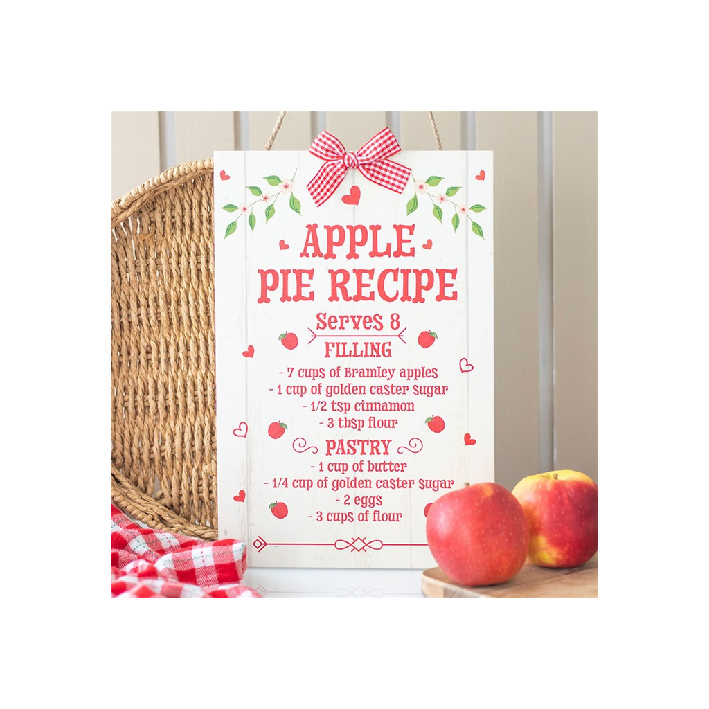 Autumn Skies & Apple Pies Hanging Sign