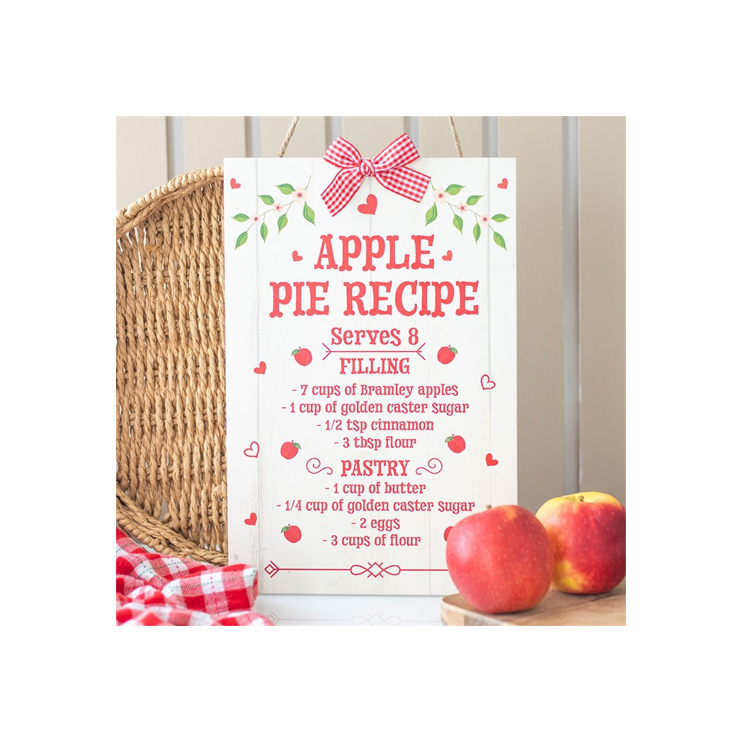 Autumn Skies & Apple Pies Hanging Sign