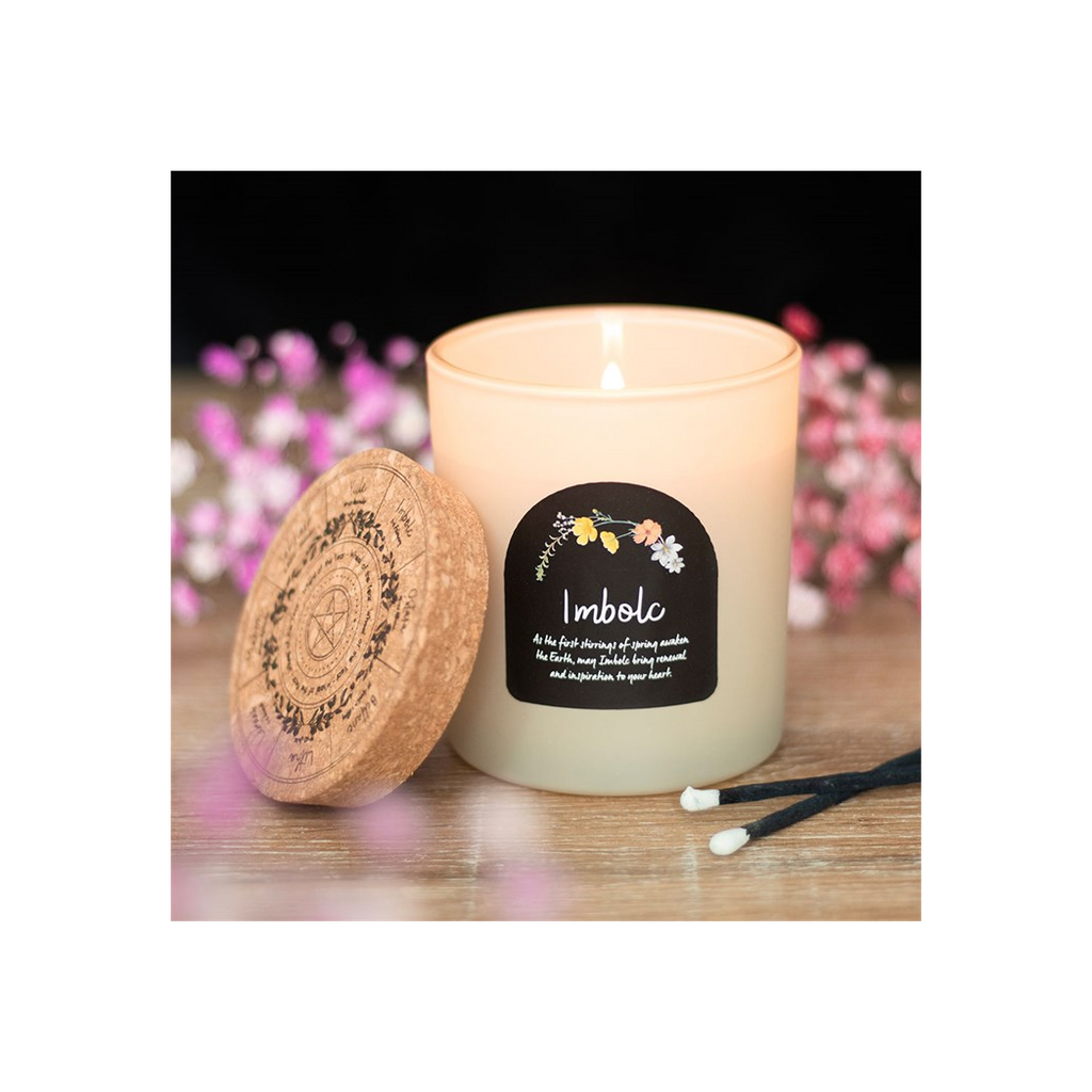 Imbolc Spiced Vanilla Wheel of the Year Candle