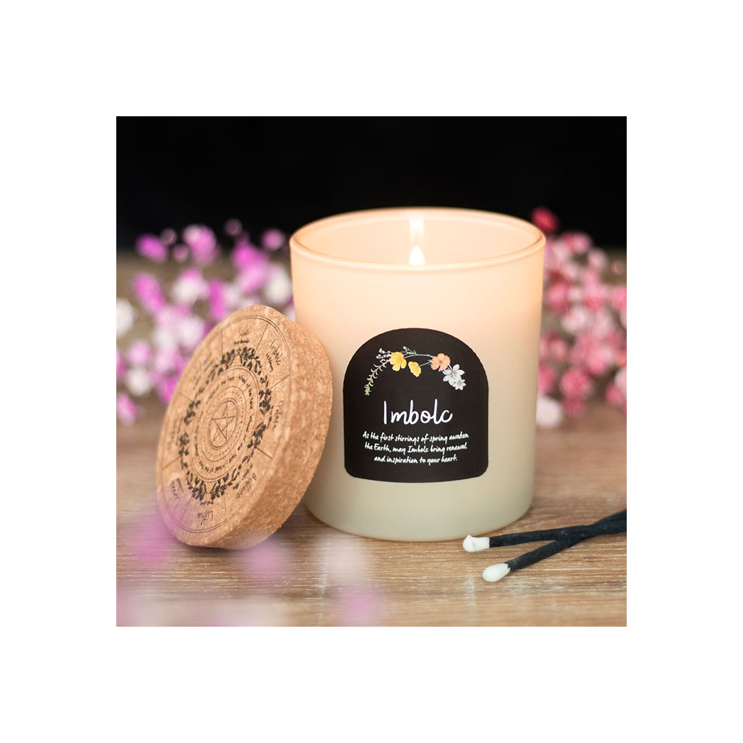 Imbolc Spiced Vanilla Wheel of the Year Candle