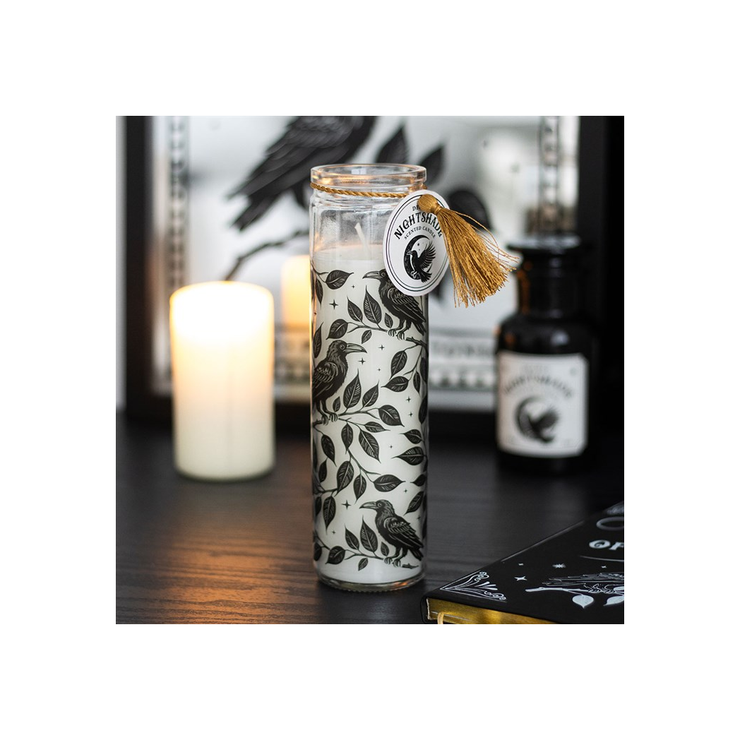 Mystic Raven Deadly Nightshade Tube Candle
