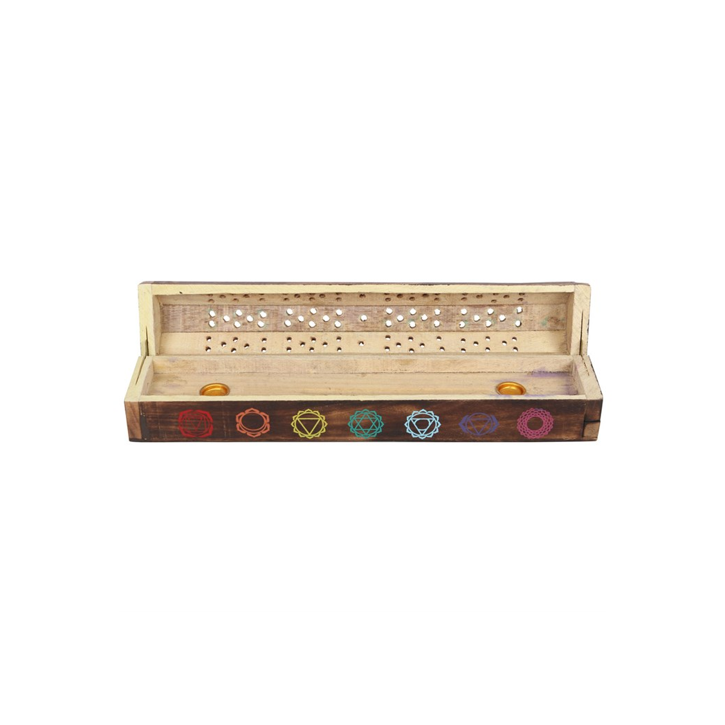 Chakra Wooden Mixed Incense Box Set