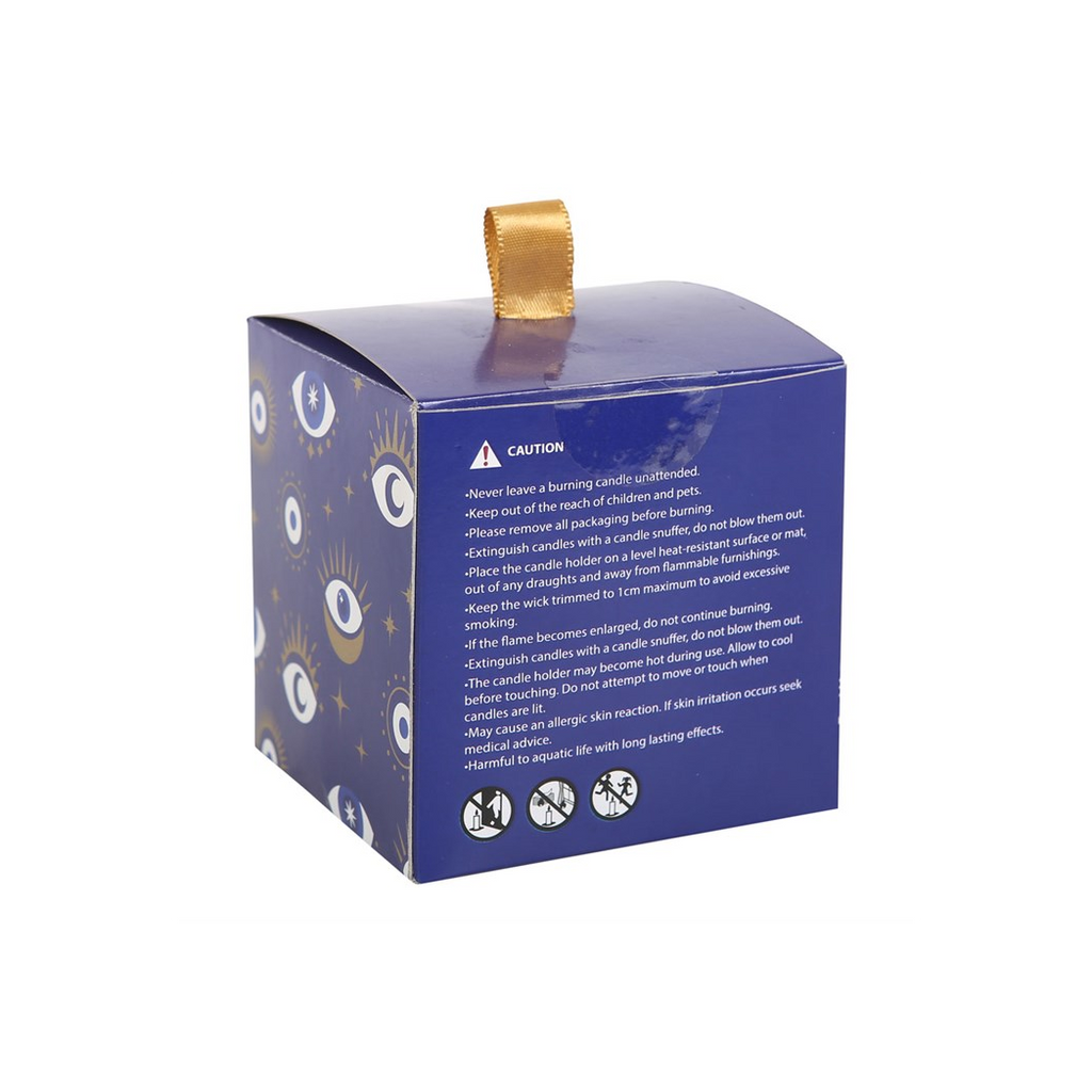 All Seeing Eye White Sage Crystal Chip Protection Candle