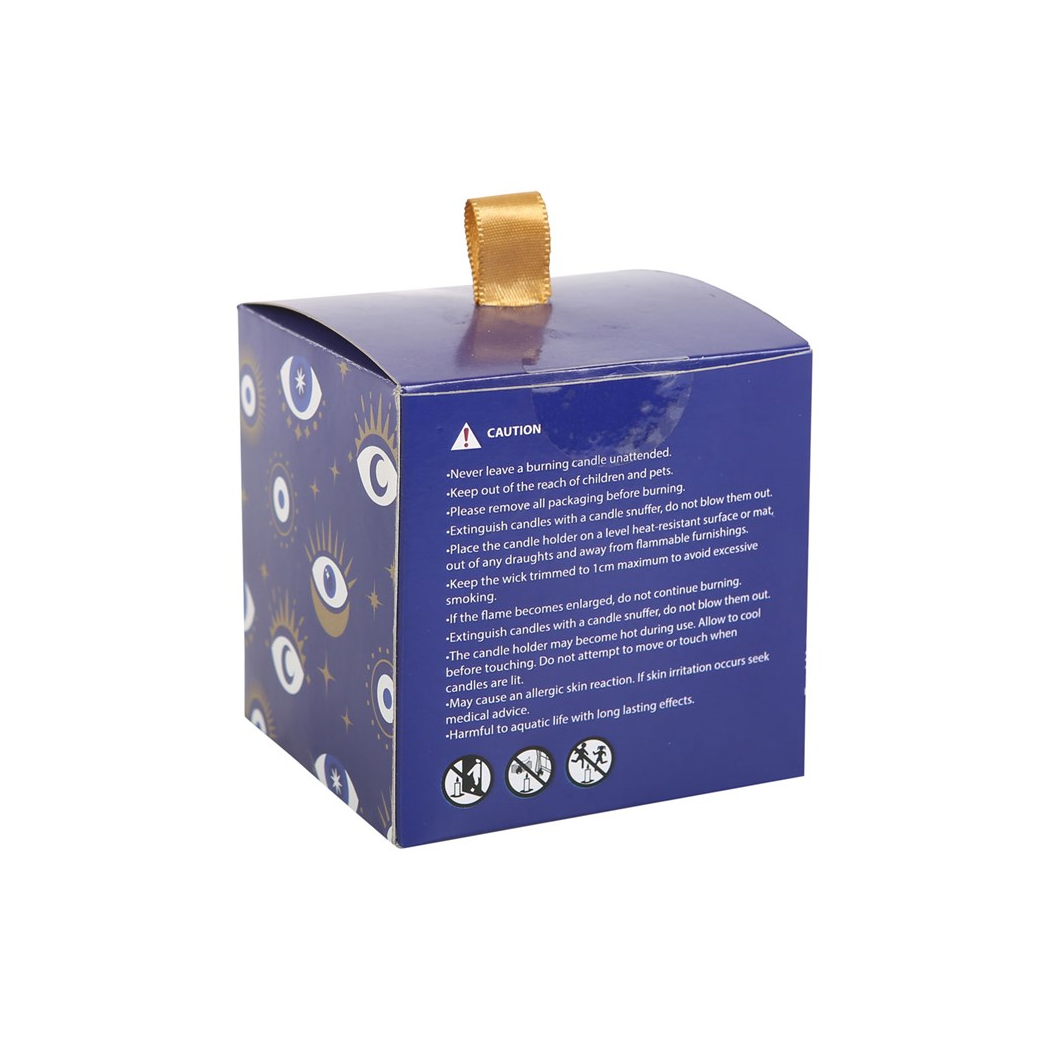 All Seeing Eye White Sage Crystal Chip Protection Candle