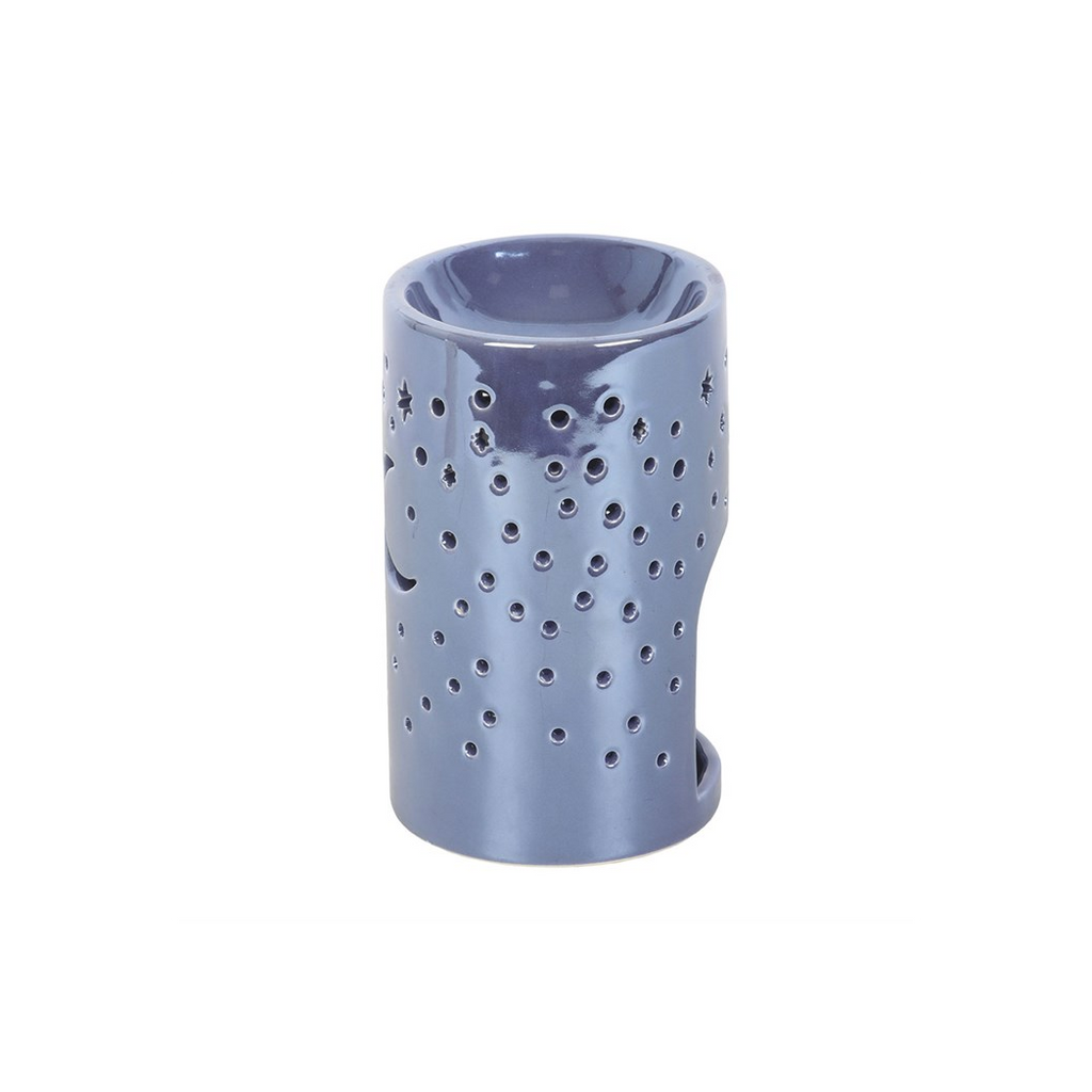 Iridescent Purple Moon Pillar Oil Burner