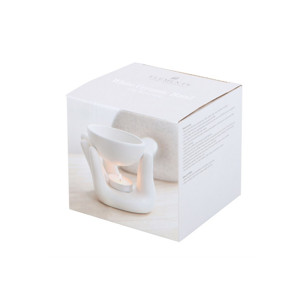 White Hand Ceramic Oil Burner