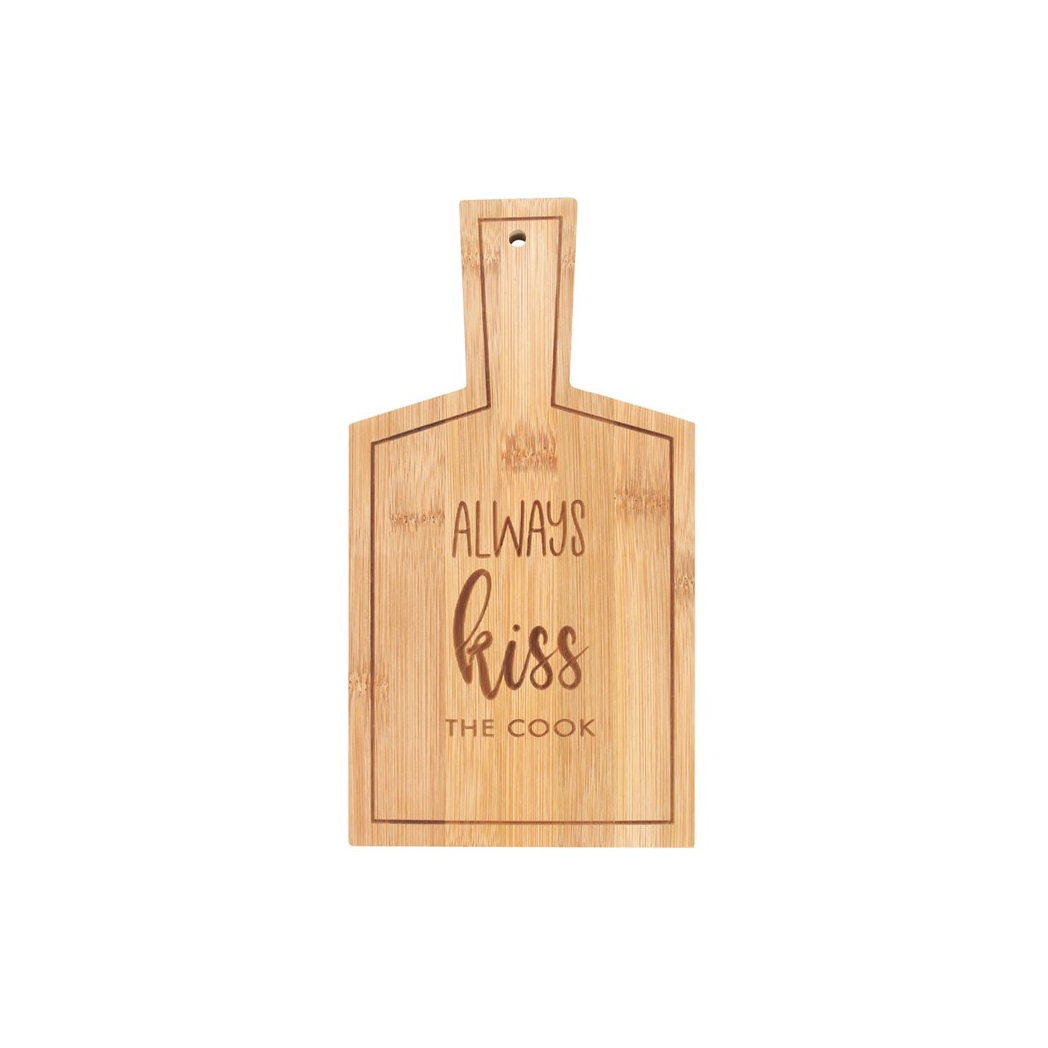 Kiss the Cook Bamboo Serving Board