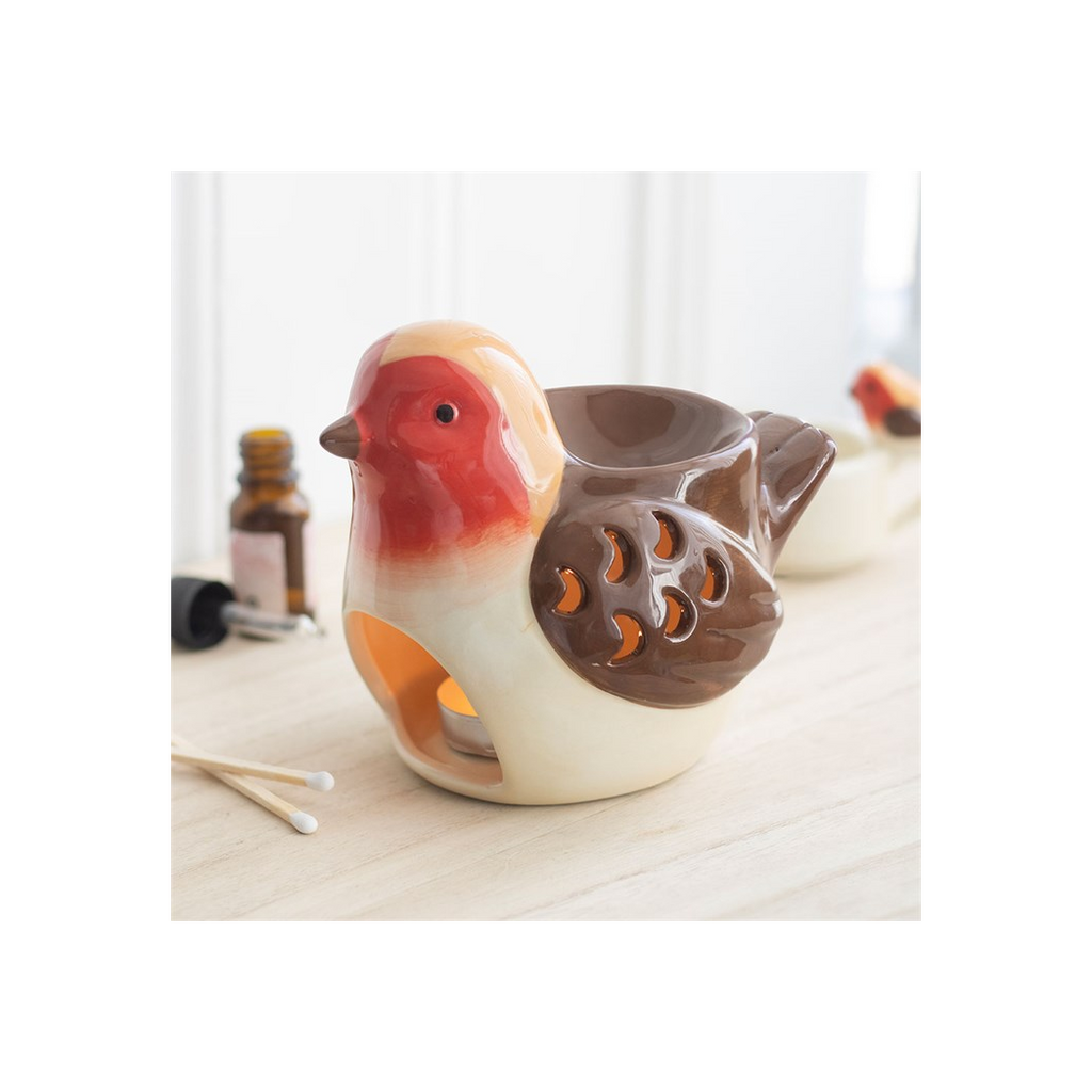 Robin Shaped Oil Burner and Wax Warmer