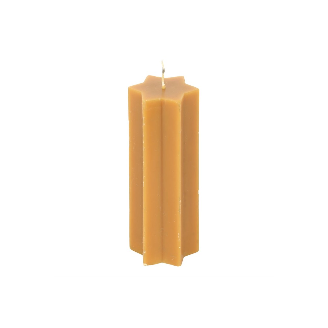 Gold Starry Night Star Shaped Taper Candle