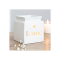 White Home Cut Out Oil Burner