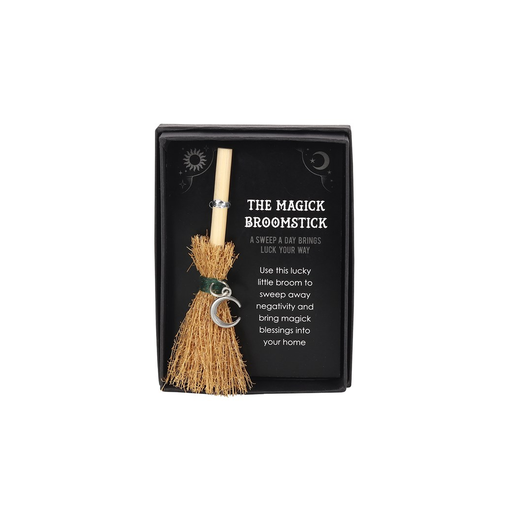 Crescent Moon Mini Magick Broomstick