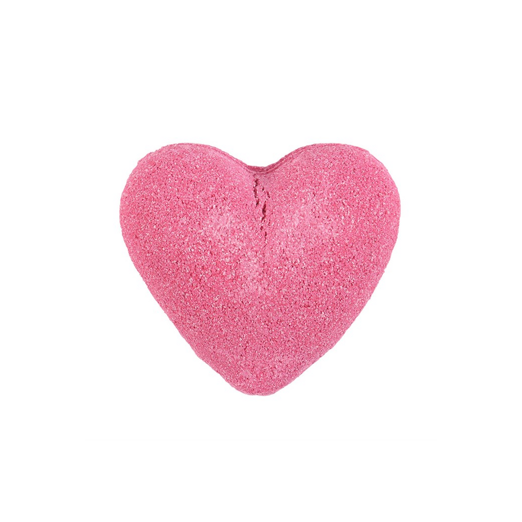 Love Yourself Heart-Shaped Cherry Bath Bomb