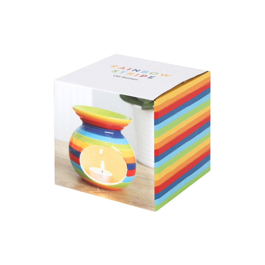 Rainbow Stripe Oil Burner