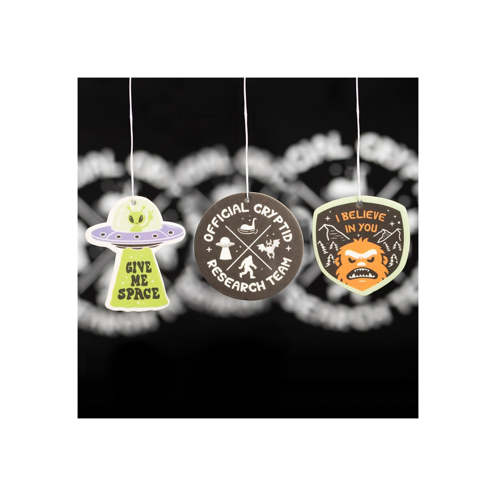 Set of 6 Camp Cryptid Scented Air Fresheners
