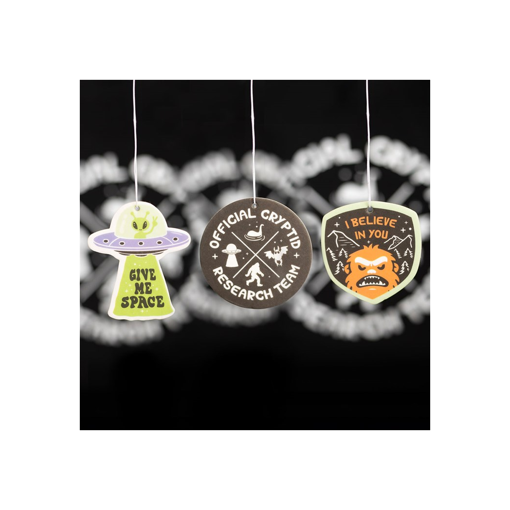 Set of 6 Camp Cryptid Scented Air Fresheners